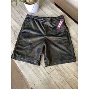 Weekend Academy Boys Camo Mesh Athletic Shorts Green XXL 18 HQ021926A